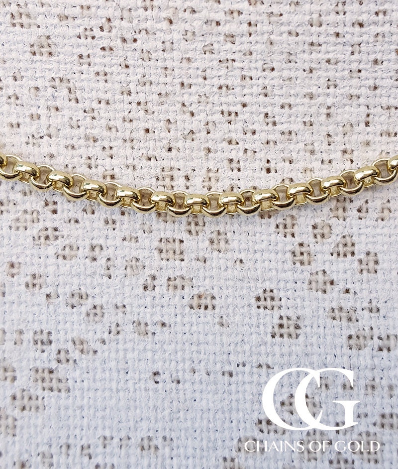 Solid Fine 9ct Yellow Gold 2.2mm 