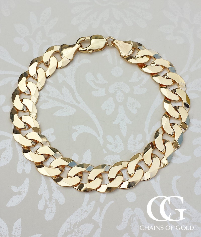 9ct solid hotsell gold bracelet