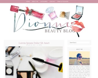 Blaire Responsive Tumblr Theme Premade Tumblr Theme Etsy