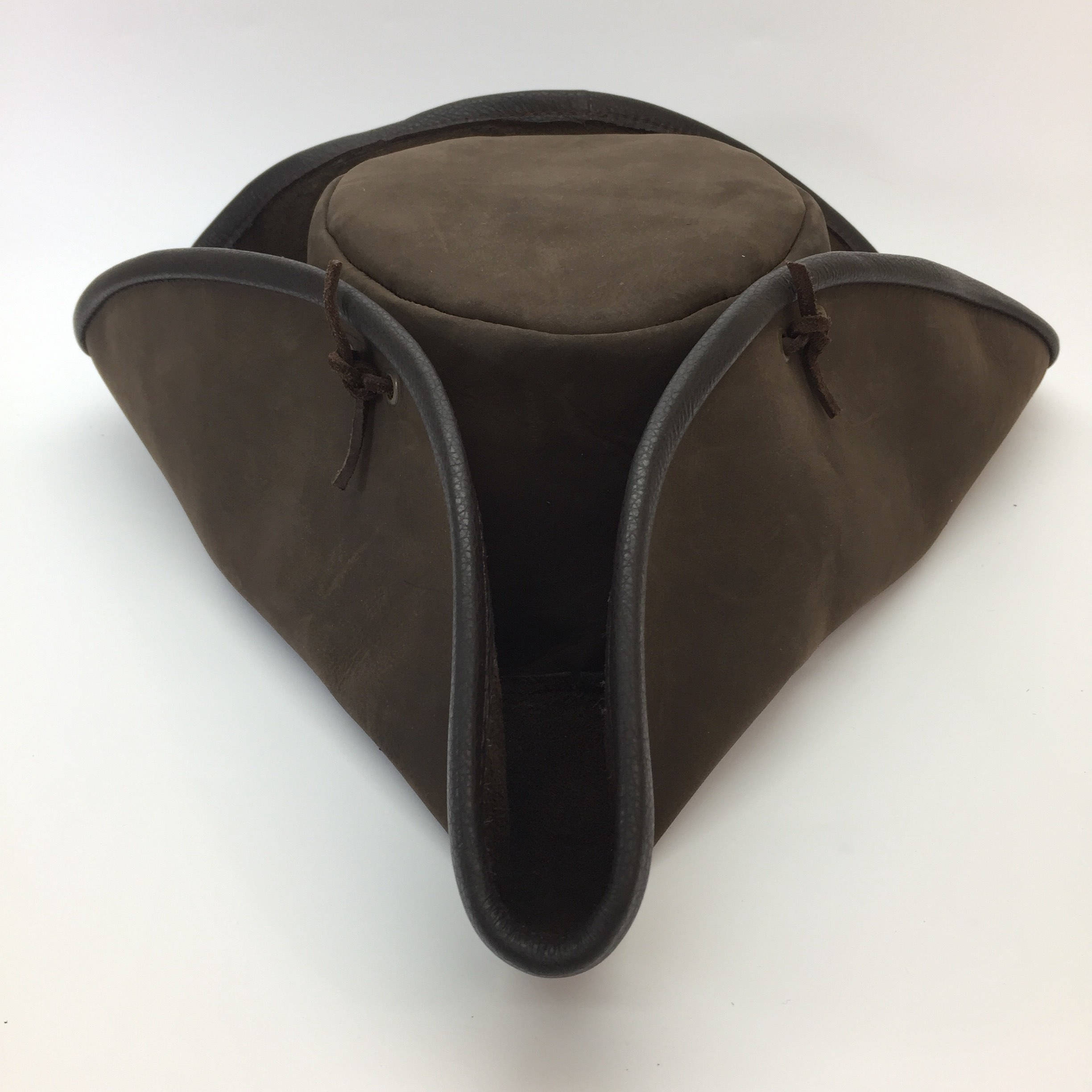 Leather Tricorn Pirate Hat LARP SCA Renaissance Etsy UK