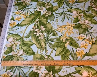 Tommy Bahama Paradise Point Coconut Fabric by the Yard, 54" wide, 1 piece left- 1 yard 30 inches, Polyester Indoor/Outdoor Fabric