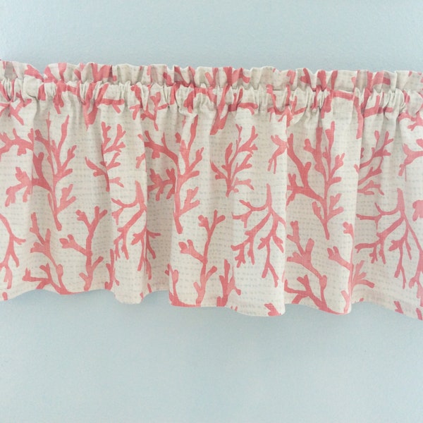 Coral Valance Etsy