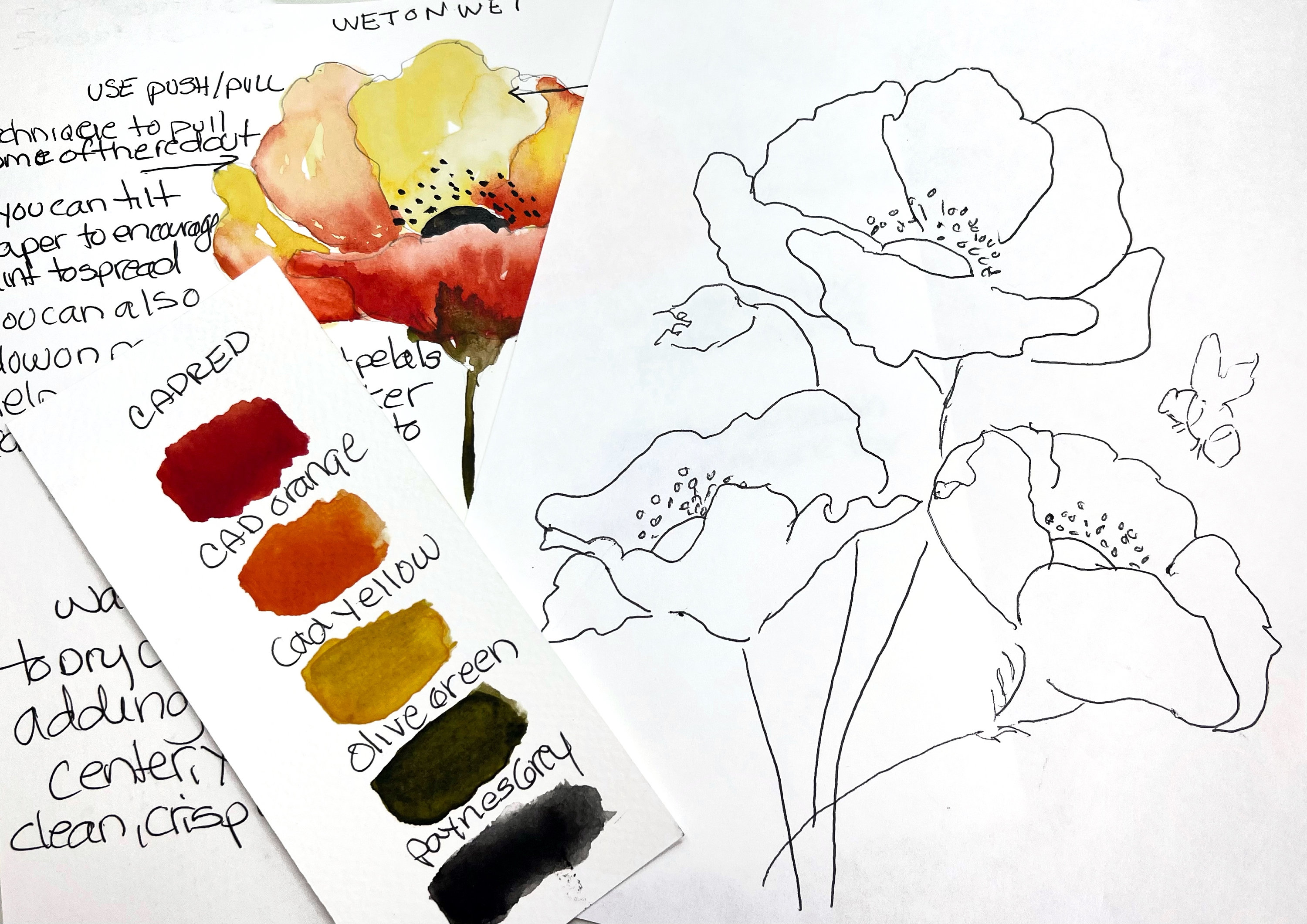Greeting Cards Watercolor Painting Kit 