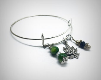 Cannabis Leaf Bracelet