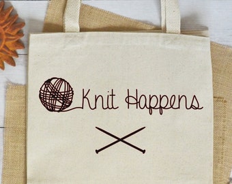 knit happens svg, knit happens png, descarga digital, descarga instantánea, Knitting SVG, Regalos para tejedores