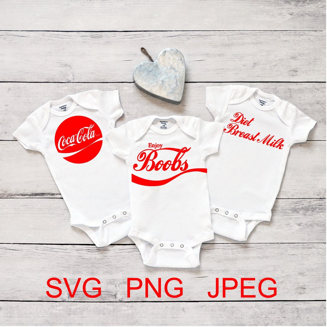 Coke Inspired Breast Feeding Instant Digital Downloads SVG JPEG PNG Etsy