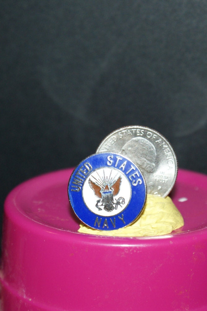 Vintage U. S. Navy hat pin and pin back 298a Etsy
