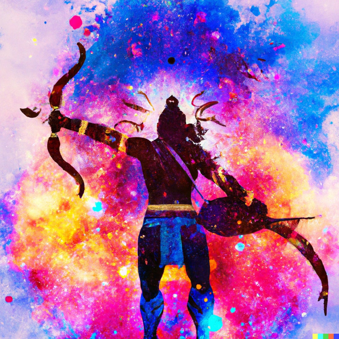 Lord Rama the Warrior - Etsy