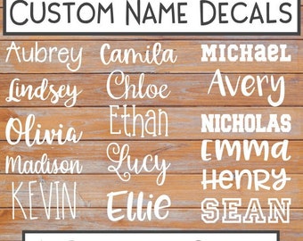 Name Decal - Personalized Decal - Custom Sticker