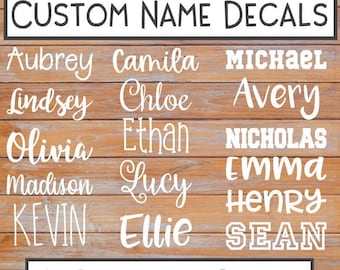 Name Decal - Name Sticker - Vinyl Decal - Vinyl Sticker - Laptop Decal - Stanley decal - Yeti Decal - Car Sticker - Computer decal - Sticker