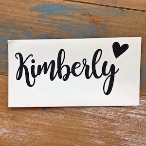 Name Decal - Custom Vinyl Name decal - Personalized Name Decal - Name Sticker - Tumbler Name Sticker - Stanley Name decal - Car Decal