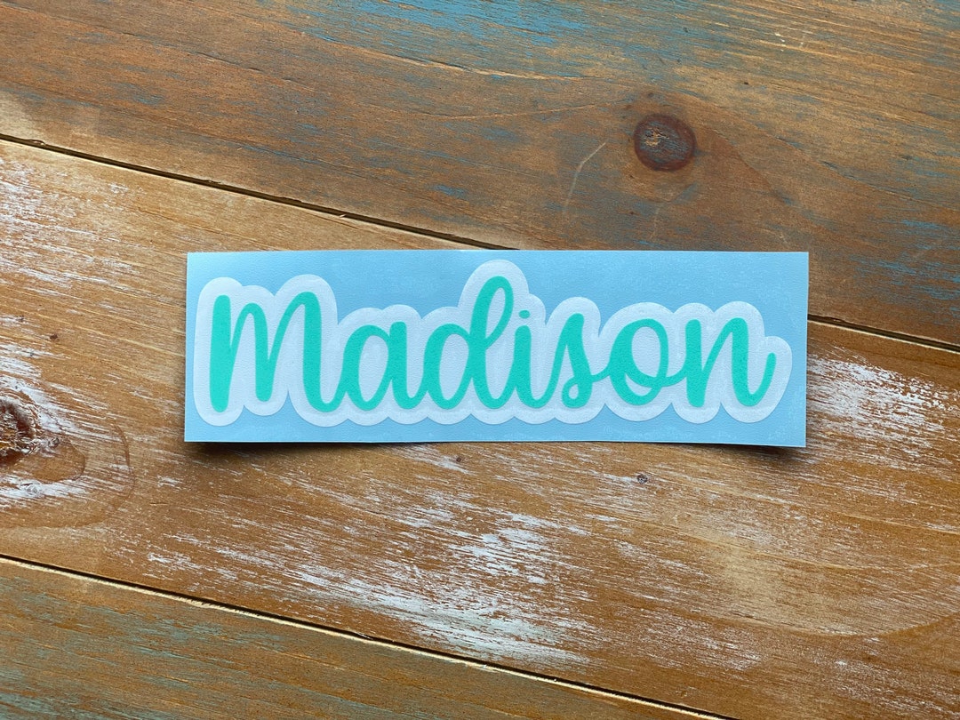 Name Decal Personalized Name Decal Vinyl Decal Car Decal Name Sticker