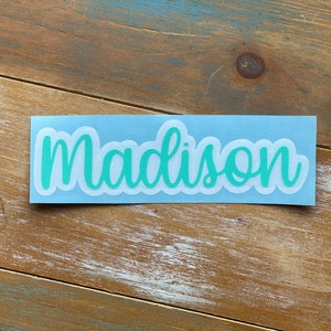 Name decal - Personalized Name Decal - Vinyl Decal - Car Decal - Name Sticker - Vinyl Sticker - Computer decal - Car Sticker
