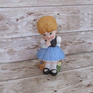 Vintage Potpourri holder Jasco potpourri holder Twain figurine Vintage girl figurine girl potpourri holder JanetJcrafts