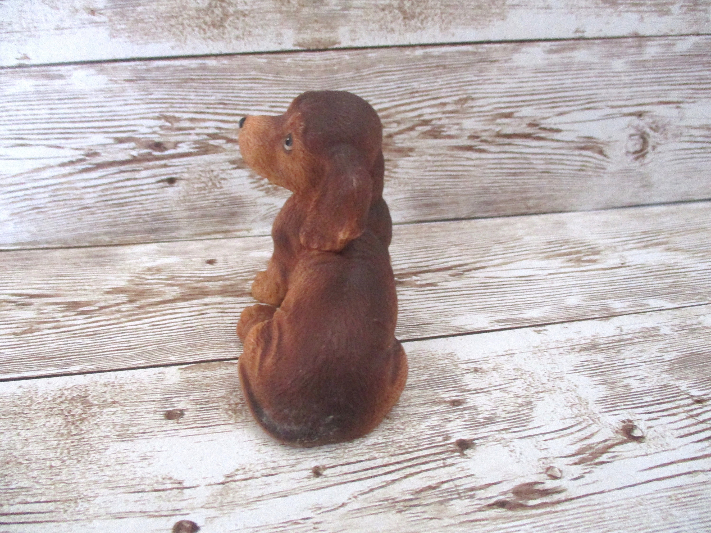 ヴィンテージ The   ホームデポ プラッシュ人形 Vintage Homco Dachshund Puppy 1980's Homco Home Interior # 1467