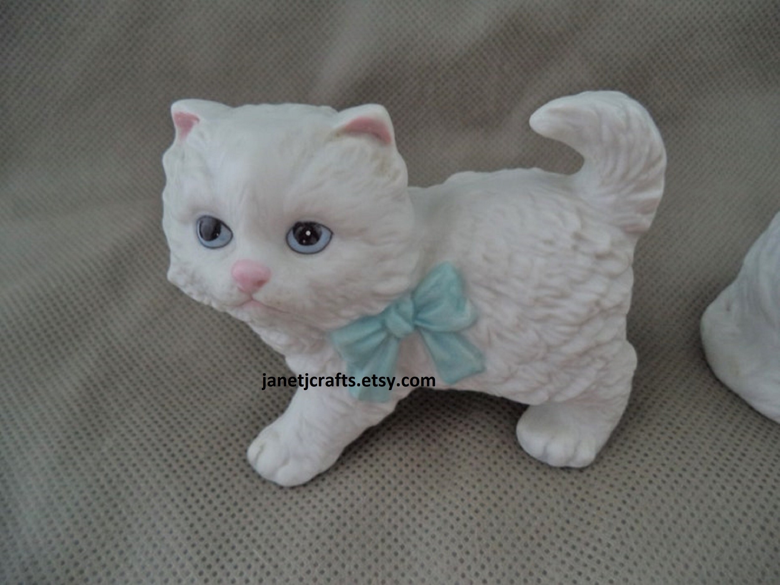 ぬいぐるみ 黒猫 ハーマン Hermann 水色リボン jouet・おもちゃ