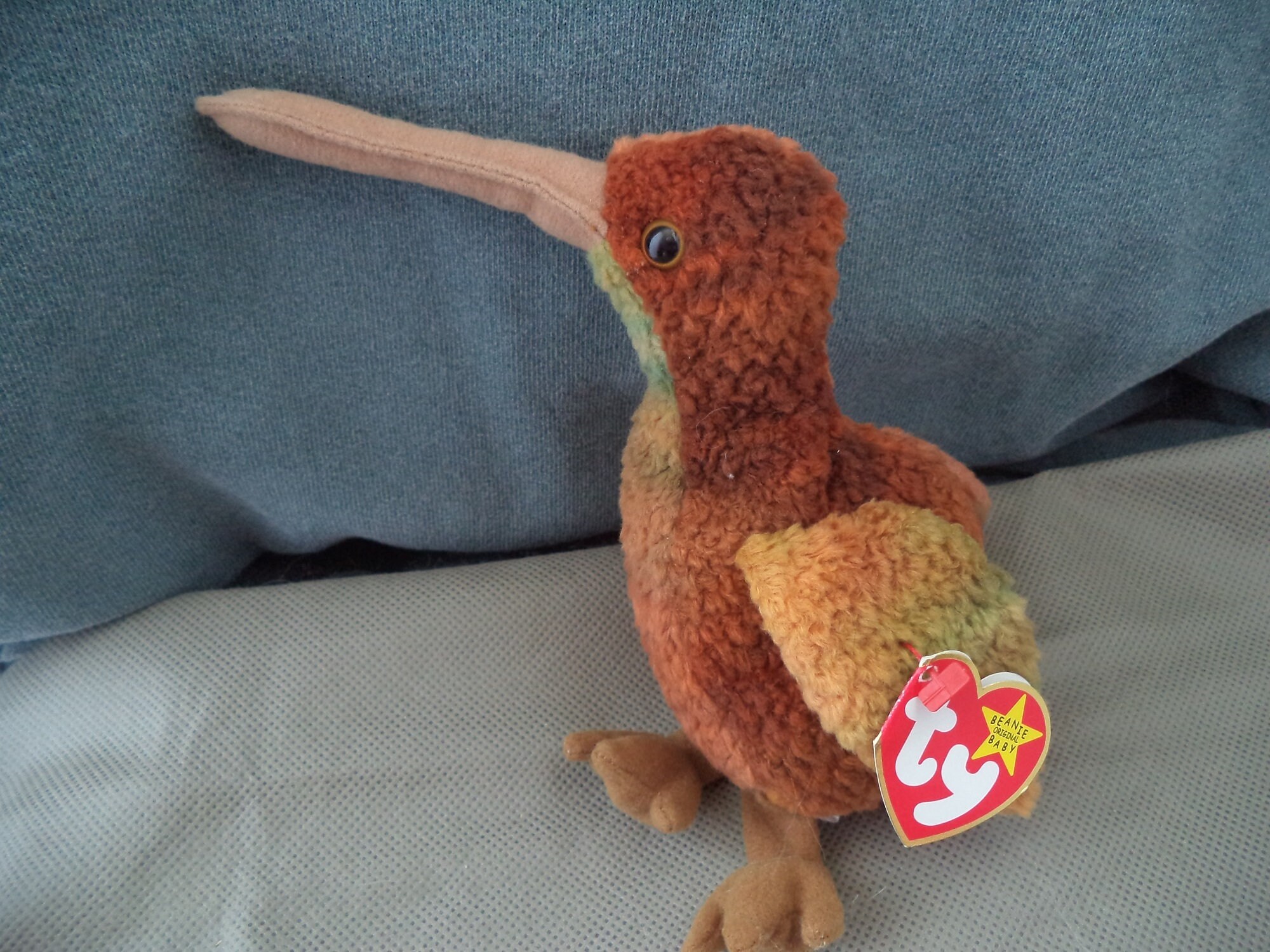Vintage Ty beanie babies Beak Kiwi bird 1998 beanie babies | Etsy