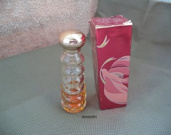 Vintage Avon bottle,Avon cologne rondelle Unforgettable ,1970's Avon bottle  , Perfume bottle ,janetjcrafts