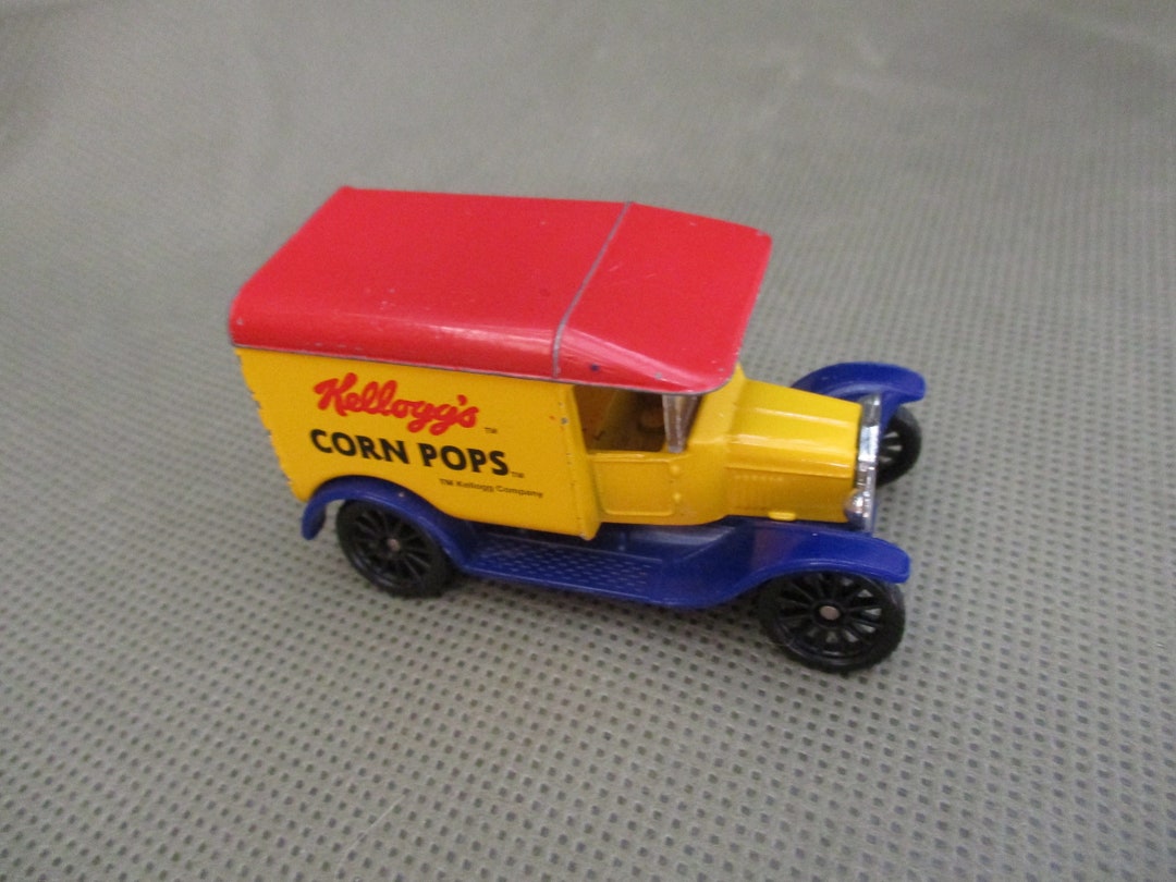 Vintage Matchbox Kellogg's Die Cast Car, 1989 Yellow Model T Ford