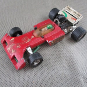 Vintage Corgi Toys ,  Whizzwheels Surtees ,1970 Red Die cast Model racing car , TS.9FL  Surtee JanetJcrafts