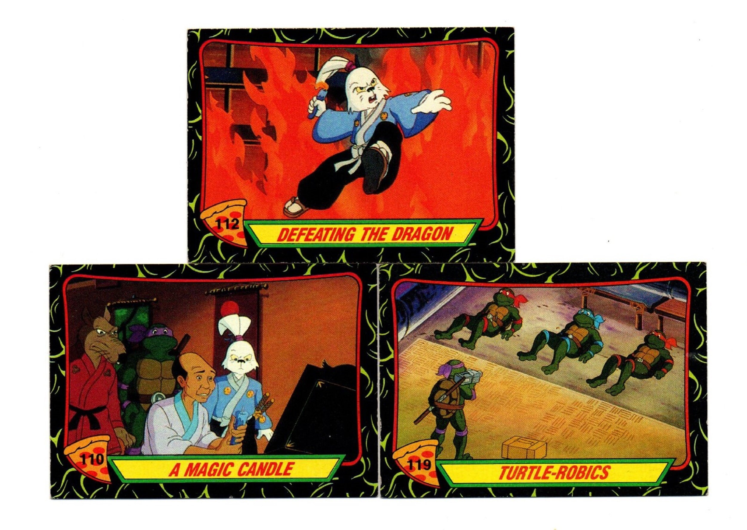 Vintage 1989 Topps Teenage Mutant Ninja Turtles Series 2 ,trading