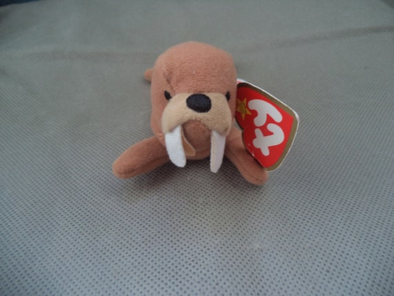 Ty Teenie Beanie Babies Vintage 1993 Tusk the Walrus McDonald s