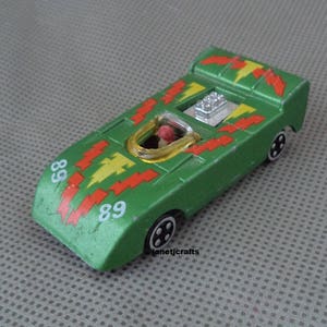 Vintage toy race car , SM brand , Toy car ,Toy race car with driver , Die cast toy car , 1980&#39;s toy car ,janetjcrafts