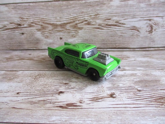 Vintage Hot Wheels 1993 Green Alligater Chevy Hot Rod 1957