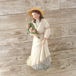 Vintage Homco Victorian lady Figurine Home interior # 1468  1980&#39;s victorian lady Collectible figurine Replacement JanetJcrafts