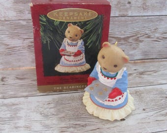 Vintage Hallmark Keepsake ornament 1993 The bearingers Mama Beringer XPR974 5 Christmas tree ornament JanetJcrafts