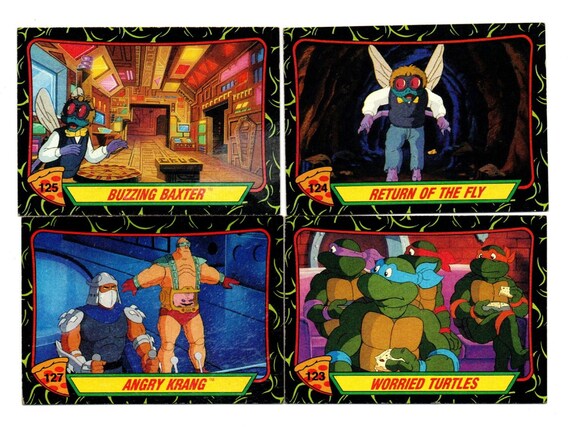 Vintage 1989 Topps Teenage Mutant Ninja Turtles Series 2 ,trading