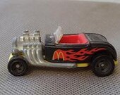 Vintage Hot Wheels, 1993 McDonald's Ford roadster , McDonald  toy car ,Die cast toy car, janetjcrafts