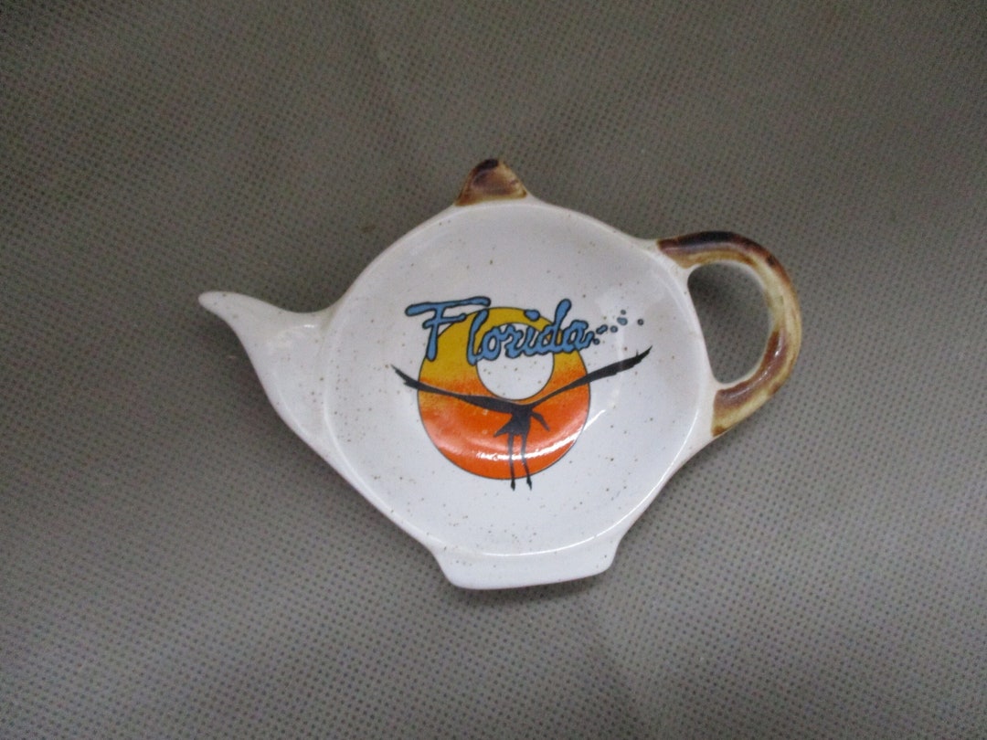 Vintage Florida Souvenir Spoon Holder Ring Holder Small Tea Etsy