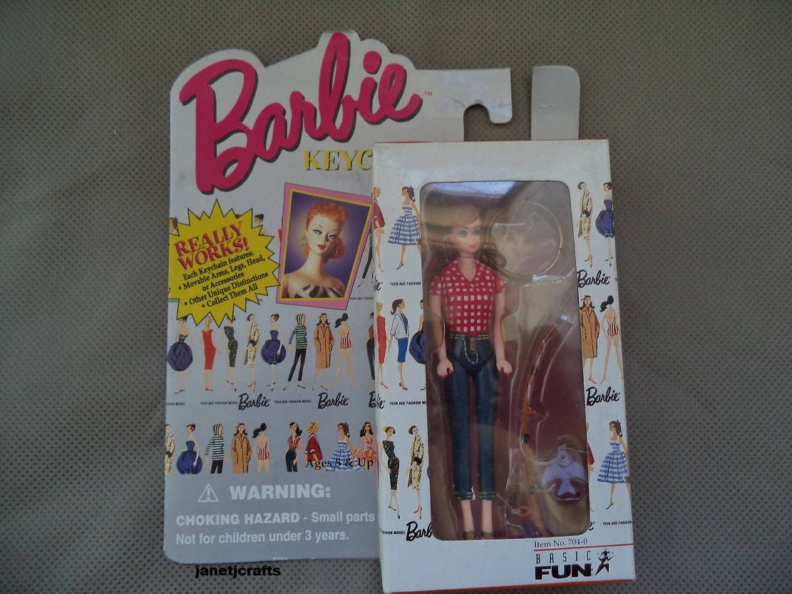 1995 barbie keychain