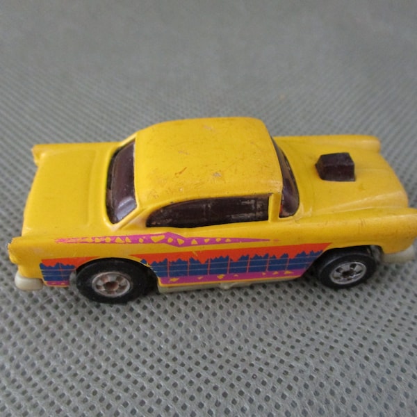 Vintage Hot Wheels ,Yellow  1957 Chevy , Diecast car , Hot Wheels 1973, Diecast vehicle ,1970's toy car ,janetjcrafts