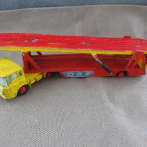 Matchbox Car Carrier die Cast King Size Number 11 DAF vintage