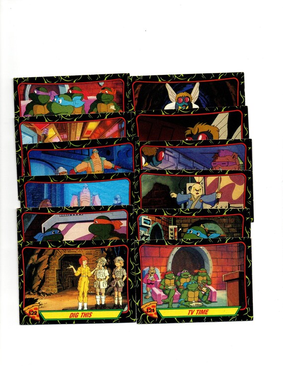 Vintage 1989 Topps Teenage Mutant Ninja Turtles Series 2 ,trading