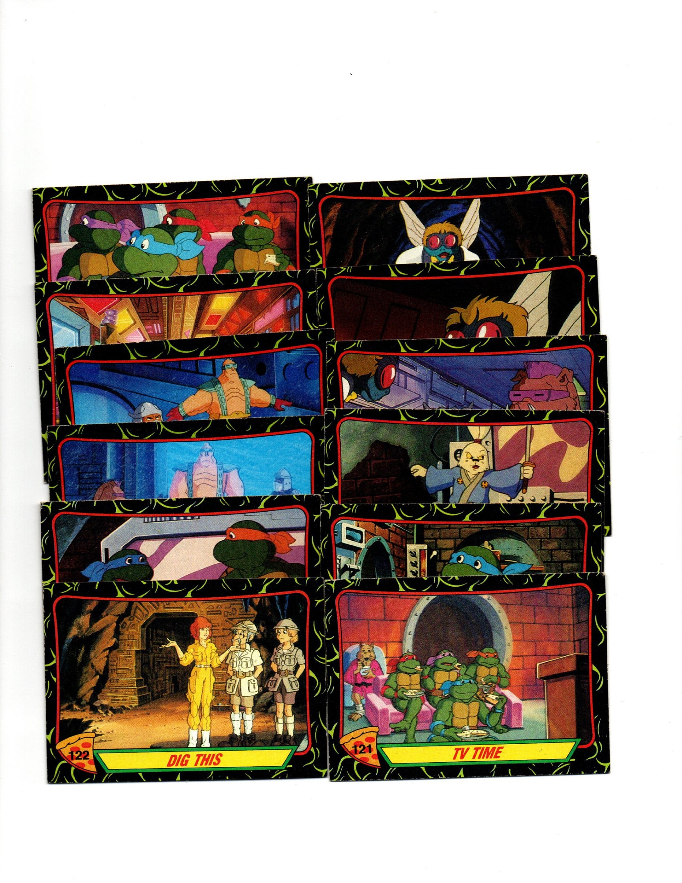 Vintage 1989 Topps Teenage Mutant Ninja Turtles Series 2