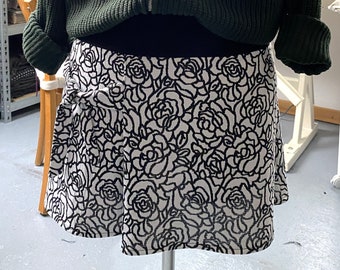 SUMMER ROSE II skirt made of light jacquard jersey, ZWEIWERK