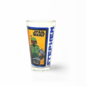 Star Wars Personalized Glass Tumbler Beer Glass Full Color Custom Gift Your Name image 8