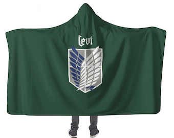 Attack on Titan - Scout Corps Personalized Hooded Blanket
