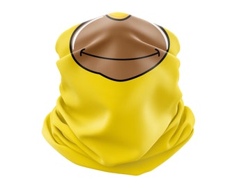 Funny Homer Simspon Mask, Printed Neck Gaiter, Reusable Washable Breathable Face Mask, Neck Warmer Headband, Dust Mask, Bandana Gifts