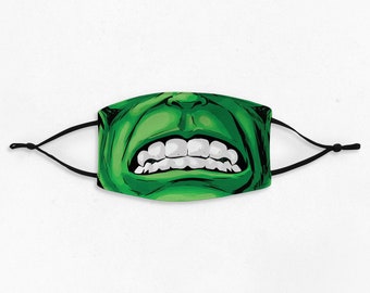Adult or kids comic book superhero cloth face mask | reusable mask | cloth face mask | incredible face mask | made in the usa