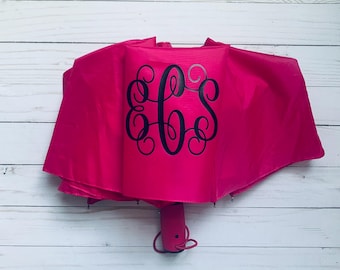 Pink Monogram Umbrella