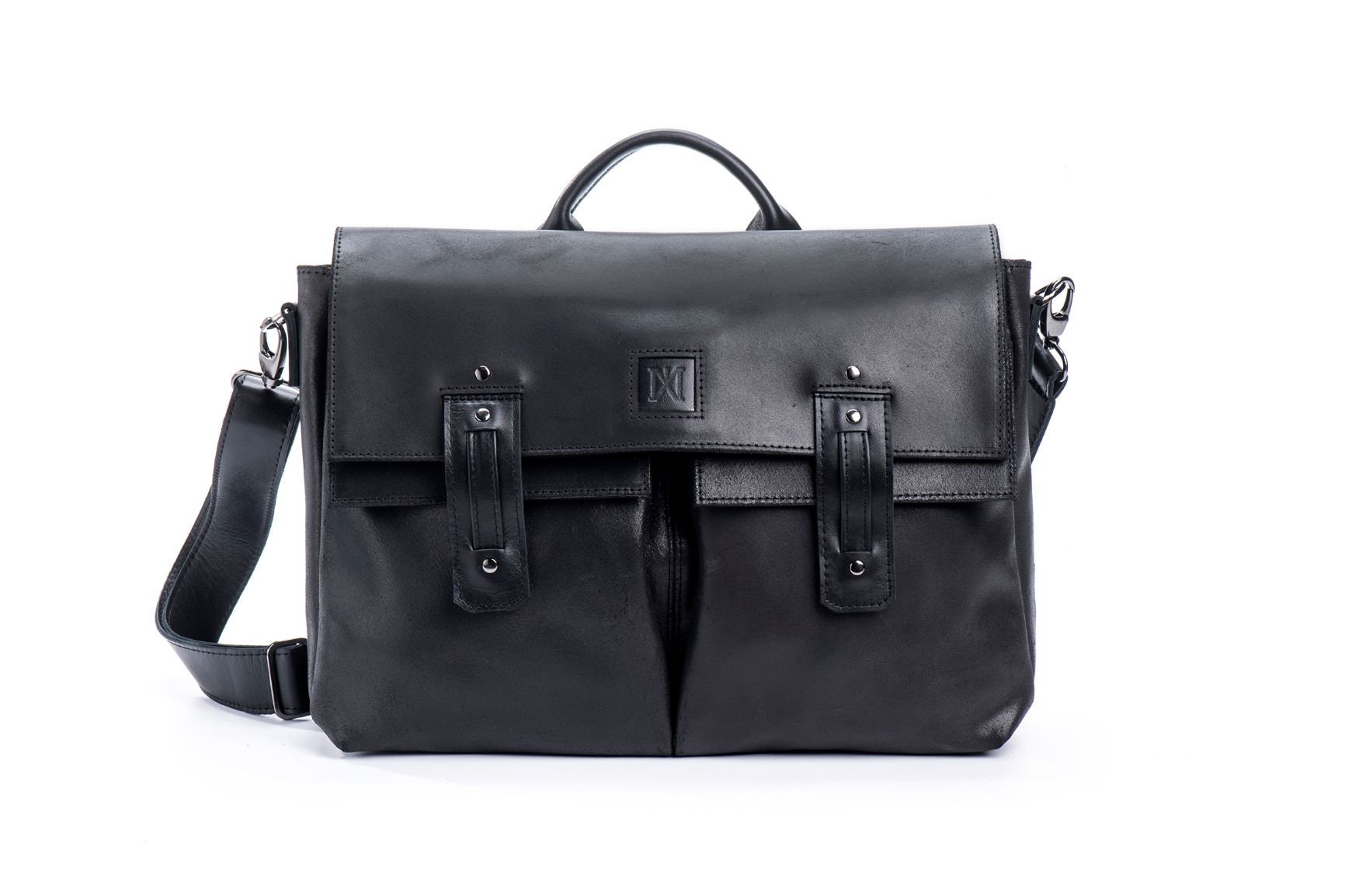 Elegant Black Leather Men\'s Bag Leather Men main image 4