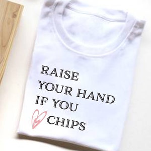 Raise Your Hand Tee, Kids Graphic Tees, Chips Tee, Kids t-shirts