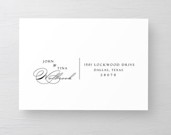 Guest Envelope Addressing, Addressed Envelopes, Guest Address Printing, Address Printing