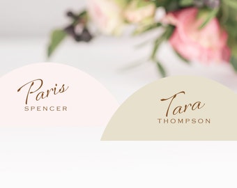 Arch Place Cards, Place Cards, Wedding Place Cards, Party Place Cards, Chardonnay Place Cards