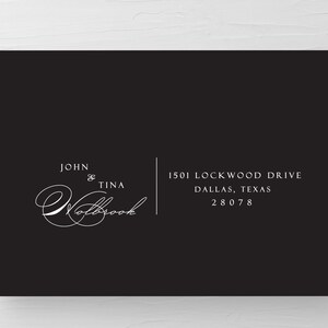 Guest Envelope Addressing, Envelope Addressing, White Ink Address, Guest Addressed Envelope, Address Printing