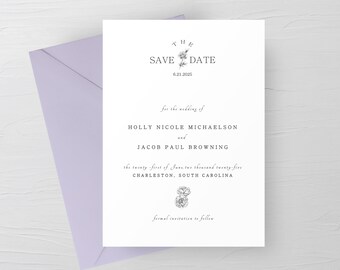 Save the Date, Peony Save the Date,  Save the Date